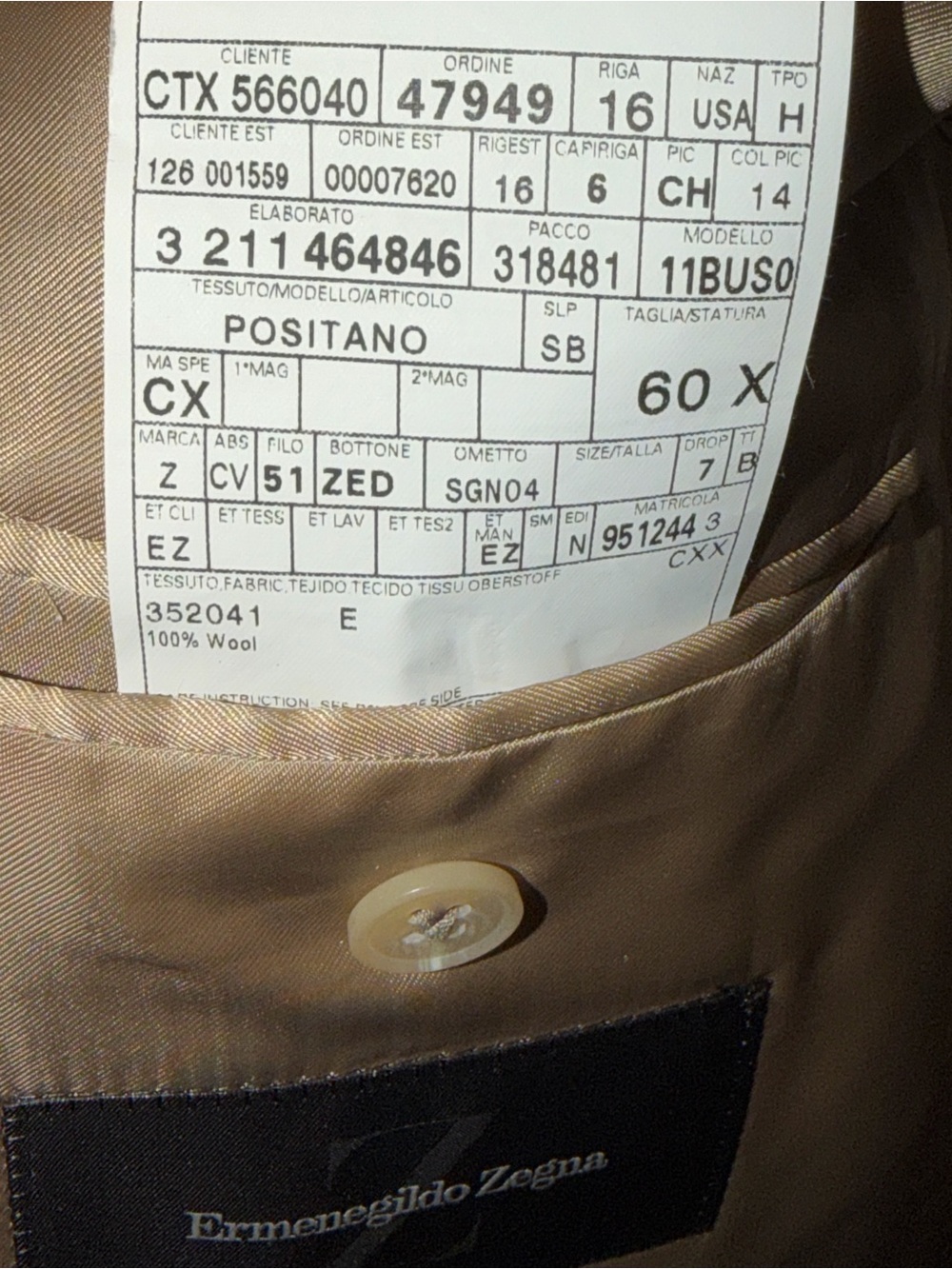 XXL Ermenegildo Zegna Suit - Picture 9 of 10